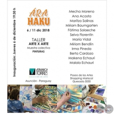RA HAKU - Muestra colectiva de Pinturas - Jueves, 06 de Diciembre de 2018